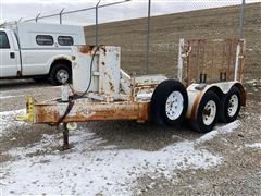 2002 S.D.P 7100 4-1/2' X 10' T/A Utility Trailer 