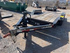 2012 Felling FT-12 IT-1 16' T/A Tilt Deck Flatbed Trailer 