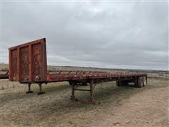 1980 Aztec T/A Flatbed Trailer 