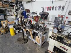 Drill Press, Vise, Bench Grinder, & Arbor Vise 