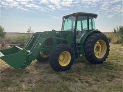 2010 John Deere 6130D MFWD Tractor W/JD H310 Loader 