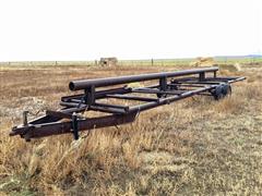 Shop Built T/A Pipe Trailer 