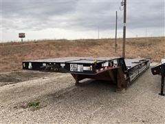 2012 Muv-All 5370FTD T/A Fixed Neck Lowboy W/Hyd Tail Section & Slide-Outs 