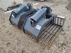 Stout Rock/Brush Grapple Skid Steer Attachment 