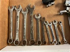 Assorted Hand Tools End Wrenches 