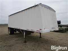 1993 Jet S/A 22' Single Hopper Grain Trailer 