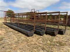 LL Universal Feed Bunks W/Attached Fence 