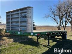 1991 Utility FSCHE 30’ S/A Flatbed Trailer 