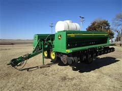 2004 John Deere 455 25' Grain Drill W/Liquid Fertilizer 