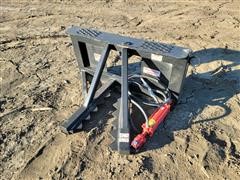 2021 West Valley Easy Man Tree And Post Puller Skid Steer Attachment 
