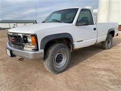 1997 GMC Sierra 2500 SL 4x4 Long Box Pickup 