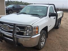 2012 Chevrolet Silverado 2500 HD 4x4 Flatbed Pickup 