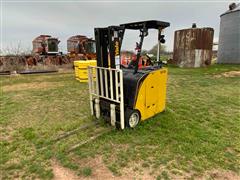 Yale Electric Stand Up 3 Wheel Forklift 