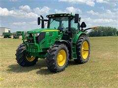 2021 John Deere 6145R MFWD Tractor 