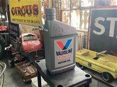 Valvoline Oversized 1qt Oil Plastic Display Bottle 