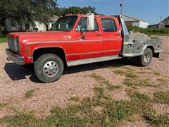 1978 Chevrolet Silverado K30 4x4 Crew Cab Dually Flatbed Pickup 