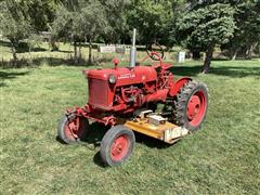 1949 International Cub 2WD Tractor W/Mower 