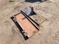 Skid Steer Mounting Plate & Receiver Hitch Attachment 