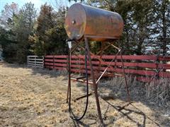 300 Gallon Gravity Flow Fuel Tank On Stand 