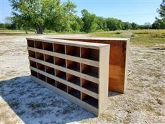 Homemade Wooden Storage Bins 