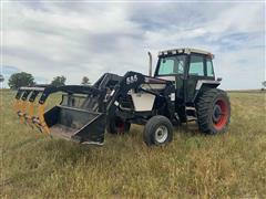 1986 Case 2096 2WD Tractor W/Grapple Loader 