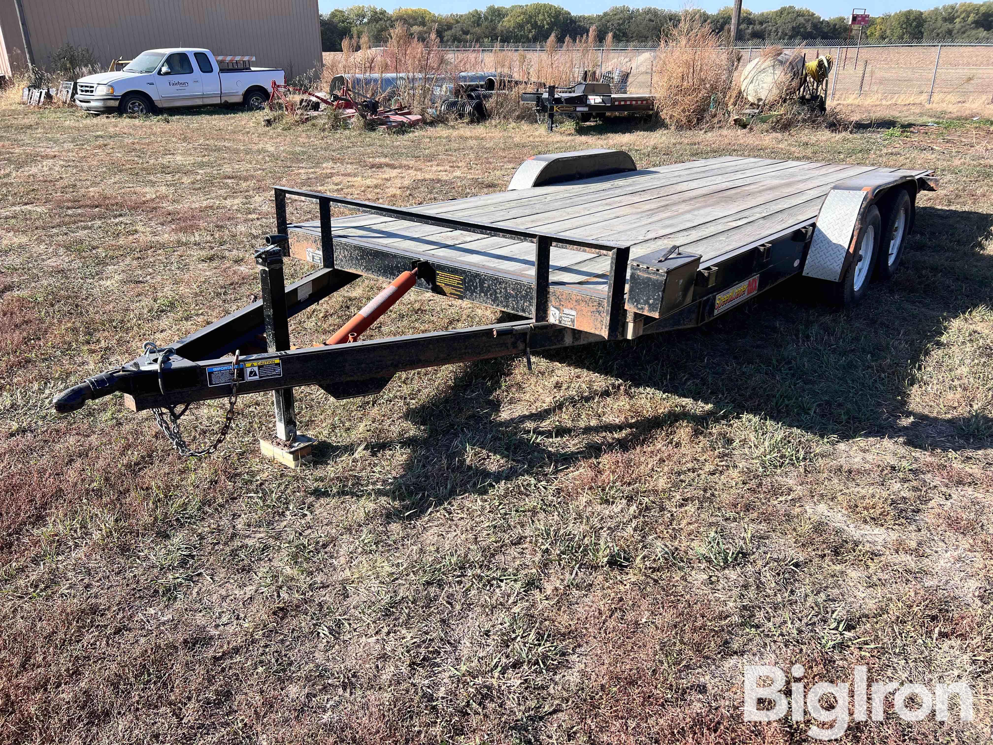 2003 H & H T/A Tilt Flatbed Trailer 