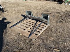 Skid Steer Bale Spike Attachment 