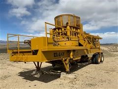 El-Jay Roller Cone 54 Aggregate Cone Crusher On T/A Carrier 