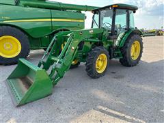 2012 John Deere 5083E MFWD Tractor W/Loader & Attachments 