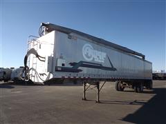 2016 Pacer AT65 T/A Spread Axle Bag Bulk Feed Trailer 