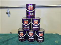 Phillips 66 HDS Motor Oil Cans 