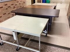 Desks & Rolling Cart 