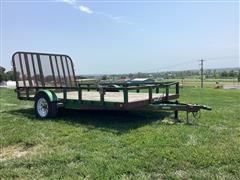 2011 PJ 12' S/A Utility Trailer 