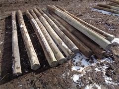 10' Wood Corner/Windbreak Posts 