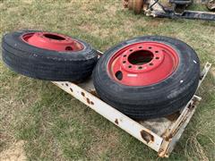 Dayton 255/70 R22.5 Tire & Bud Rims 