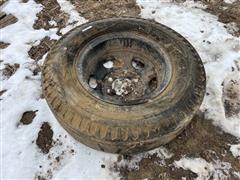 9.00x20 Tire On Wheel 