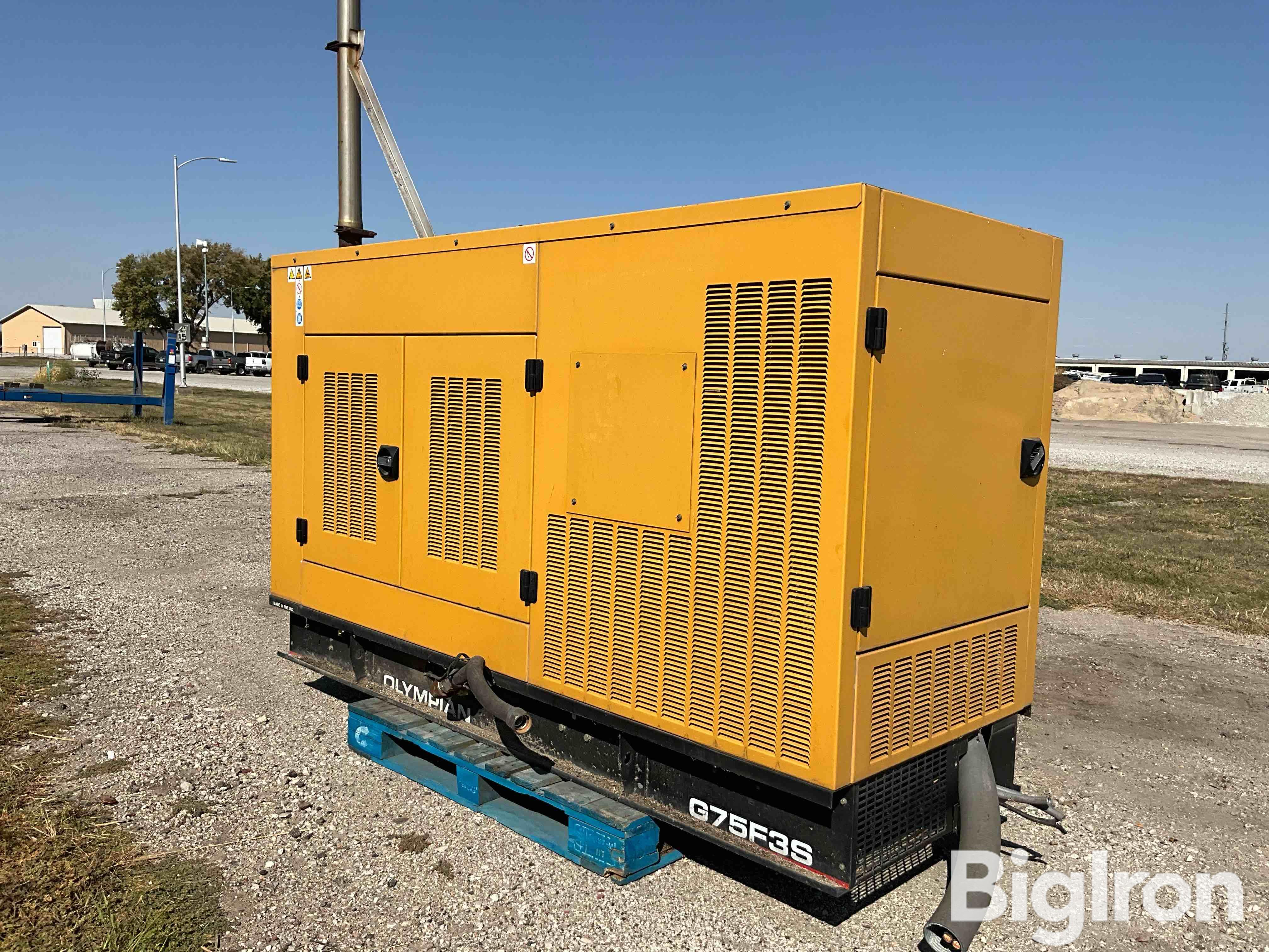 2001 Olympian G75F3S 70kW Natural Gas Generator Set 