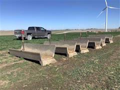Fence Line Feed Bunks 
