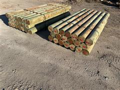 Pressure Treated Eastern Red Cedar Posts 