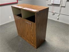 Trash Can Cabinet 