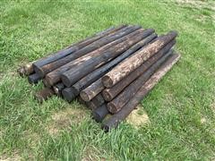 Treated Wooden Fence Posts 