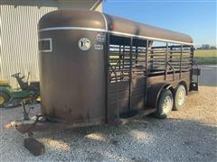 1989 W-W T/A Livestock Trailer 