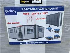 2023 Bastone 0208 - 16 1/2’ X 20’ Portable Warehouse 