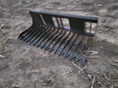 Rock Bucket Skid Steer Attachment 