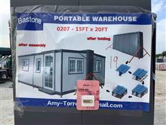 2023 Bastone 0207-15FT X 20FT Portable Warehouse 