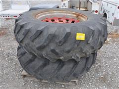 18.4-34 Tires And On IH Wheels (BID PER UNIT) 