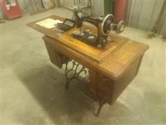 Singer Antique Treadle Sewing Machine 