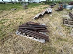 Fenceline Steel Pipe Posts 