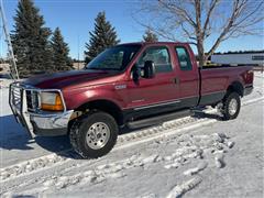 2000 Ford Super Duty F250 Extended Cab Diesel Pickup 