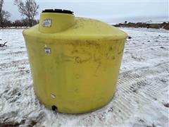 Yellow Poly 1500-Gal Water Tank 